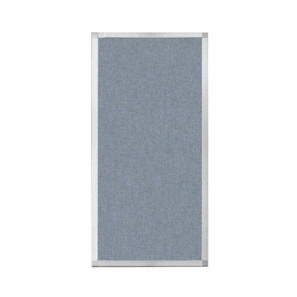 Hush Panel Configurable Cubicle Partition 2' x 4' Powder Blue Fabric